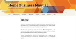 Desktop Screenshot of homebusinessmanual.org